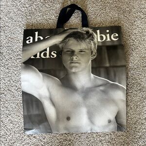 Vintage Abercrombie & Fitch Kids shopping Tote Bag circa 2015